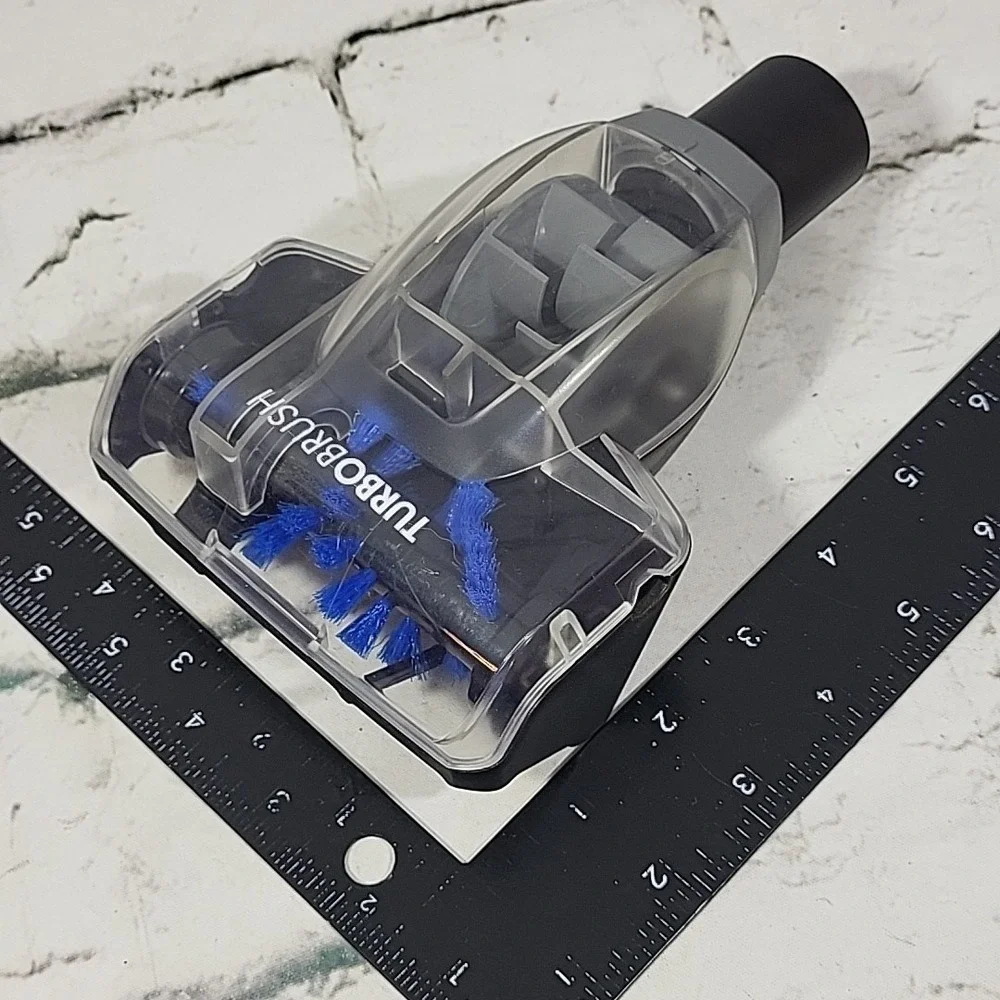 BISSELL OEM TURBO BRUSH Vacuum Attachment Gray Blue Upholstery Part‎